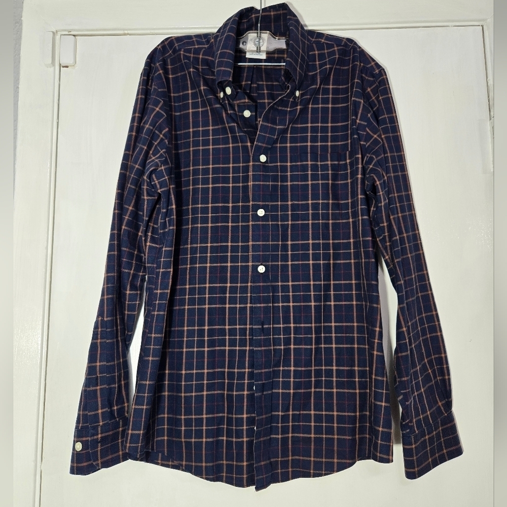 Brooks Brothers Regent The Original Polo Shirt Long Sleeve 100% Cotton Sz M